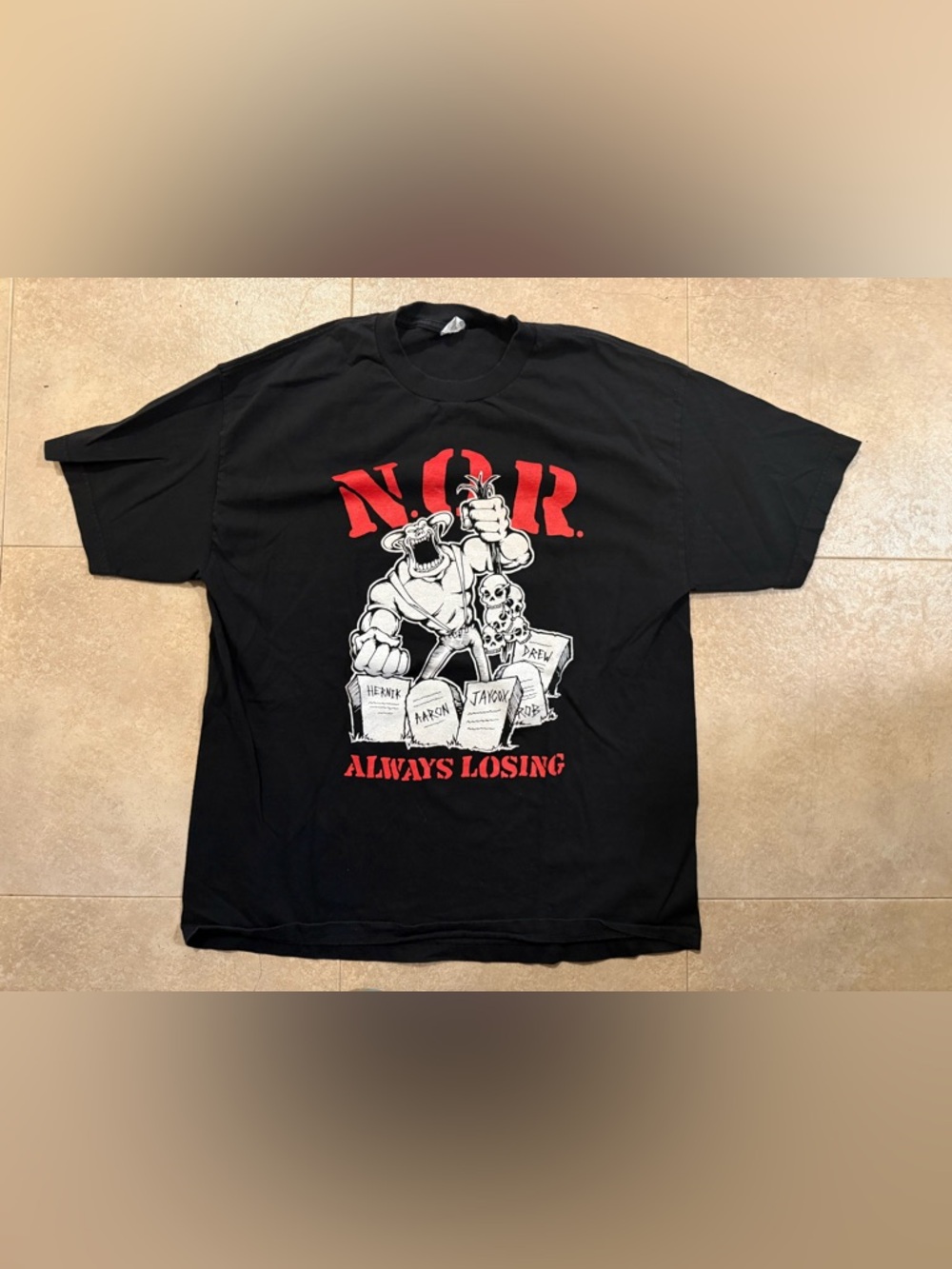 No One Rules band t-shirt Size XL